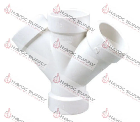 4DWVDBLY - 4" DWV DOUBLE WYE SLIPXSLIPXSLIPXSLIP - HAVOC SUPPLY, LLC