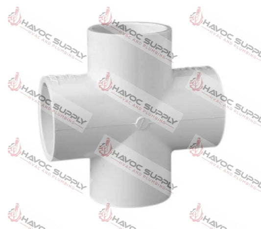 4PVC CROSS - 4" PVC SCH40 CROSS SLIPXSLIPXSLIP - SO - HAVOC SUPPLY, LLC