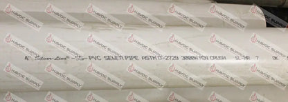 4" X 10' SDR 35 NON-PERFORATED PIPE - HAVOC SUPPLY, LLC