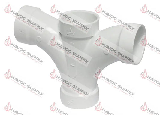 500-2 - 2DWVDF - 2’’ PVC DWV DOUBLE FIXTURE - SO DWV