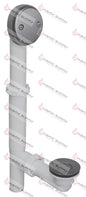 500-FA-PVC-CP - WASTE OVERFLOW TOE TAP FOOT OPERATED CHROME - HAVOC SUPPLY, LLC