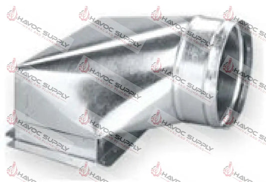 59P886 - 8" X 8" X 6" DIA. SHEETMETAL ANGLE CEILING BOOT - HAVOC SUPPLY, LLC