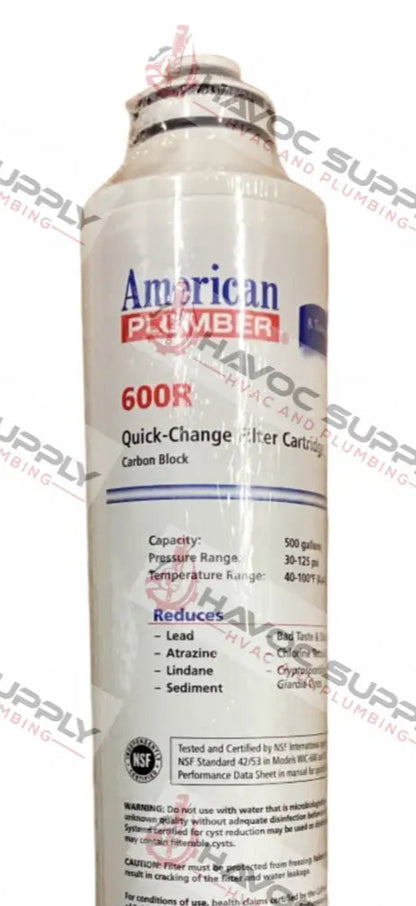 600R - WATER FILTER CARTRIDGE - HAVOC SUPPLY, LLC