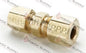 62C4 - 1/4 BRASS COMP UNION - HAVOC SUPPLY, LLC