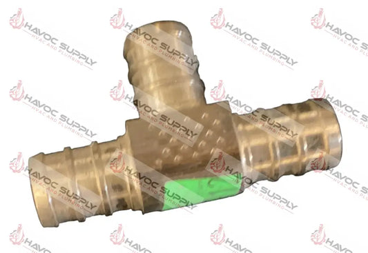 641XG222 - 1/2" CRIMP PEX BRASS TEE - SO - HAVOC SUPPLY, LLC
