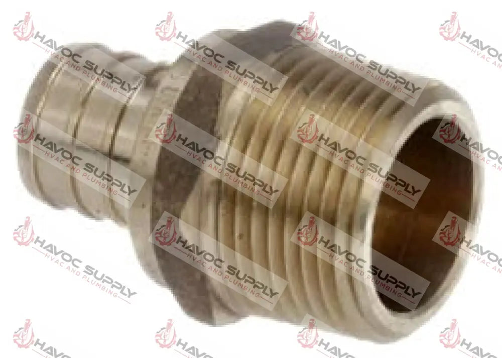 646XG2 - 1/2" CRIMP PEX BRASS MALE ADAPTER - HAVOC SUPPLY, LLC