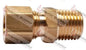 68C4B - 1/4" COMPRESSION X 1/4" MPT BRASS MALE ADAPTER - HAVOC SUPPLY, LLC