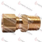 68C4B - 1/4" COMPRESSION X 1/4" MPT BRASS MALE ADAPTER - HAVOC SUPPLY, LLC