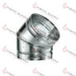 6BVL45 - 6" BVENT 45 DEGREE ADJUSTABLE ELBOW - SO - HAVOC SUPPLY, LLC