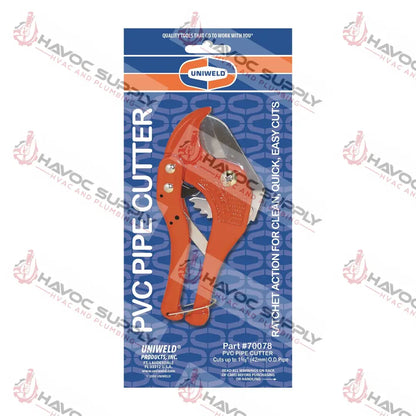 70078 - UNIWELD RATCHETING PVC CUTTER - HAVOC SUPPLY, LLC