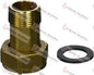 34 MIP TO BRASS WATER METER ADAPTER - HAVOC SUPPLY, LLC