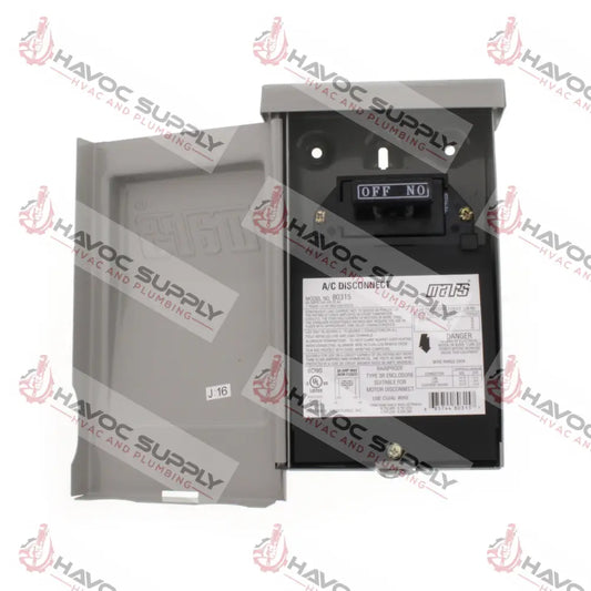 80315 - 2 POLE 60 AMP A/C DISCONNECT - HAVOC SUPPLY, LLC