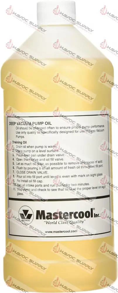 90032-6 - VACUUM PUMP OIL - QUART - HAVOC SUPPLY, LLC