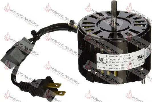 97009752 - 1/45 HP BROAN MOTOR - HAVOC SUPPLY, LLC