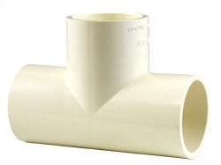 12CPVCT - 1/2" CPVC TEE SLIPXSLIPXSLIP