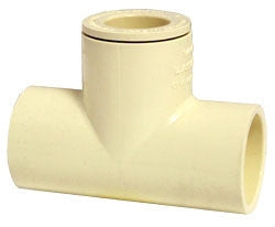 34X12CPVCT - 3/4" X 3/4" X 1/2" CPVC REDUCING TEE - SO