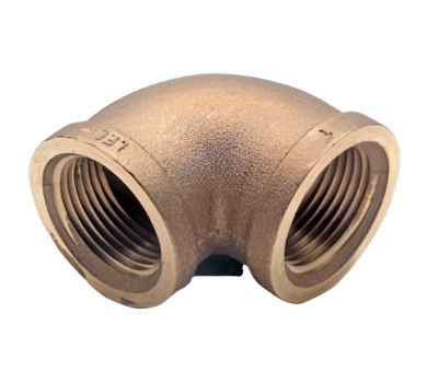 B12L90 - 1/2" BRASS 90 DEGREE PIPE ELBOW