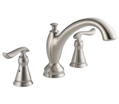 T2794-SS - DELTA LINDEN TWO HANDLE ROMAN TUB FAUCET TRIM - SO