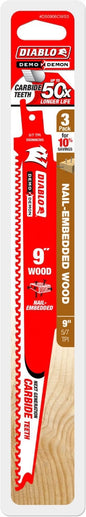 DS0906CWS3 - DIABLO CARBIDE WOOD 9" 3PK