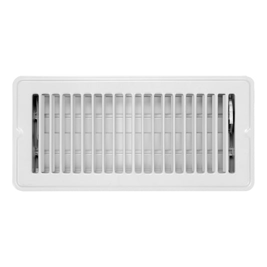 MFFR412W - 4"X12" FLOOR SUPPLY REGISTER - WHITE - HAVOC SUPPLY, LLC