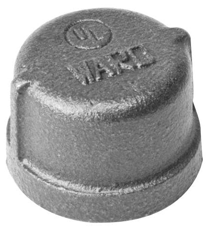 112CA - 1-1/2" BLACK PIPE CAP