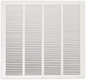MFRG1616W - 16"X16" RETURN GRILLE - WHITE - HAVOC SUPPLY, LLC