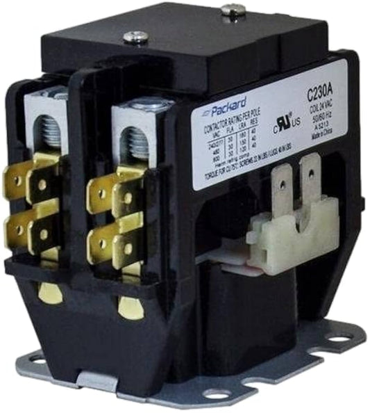 PC230A - 2 POLE 30A 24V COIL CONTACTOR