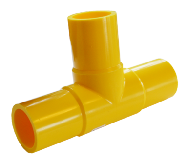 1" IPS GAS POLY MDPE SDR11 BUTT FUSION TEE