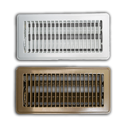 MFFR212W - 2"X12" FLOOR SUPPLY REGISTER - WHITE - HAVOC SUPPLY, LLC