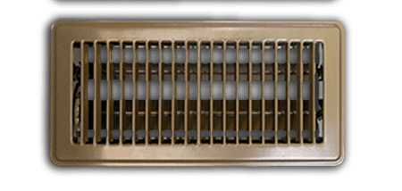 MFFR610B - 6"X10" FLOOR SUPPLY REGISTER - BROWN - SO - HAVOC SUPPLY, LLC