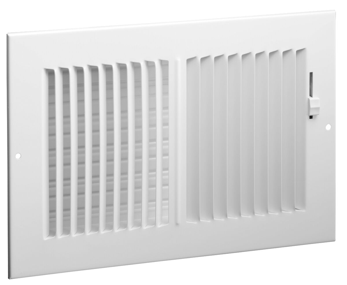 MFSCR126W2 - 12"X6" 2-WAY WALL/CEILING SUPPLY REGISTER - WHITE