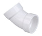 112DWVL45 - 1-1/2" DWV 45 DEGREE ELBOW SLIPXSLIP