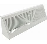MFB15W - 15" BASE BOARD SUPPLY REGISTER - WHITE - HAVOC SUPPLY, LLC