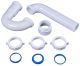 112DWVPTRAPBAG - 1-1/2" DWV TUBULAR P-TRAP WITH PVC ADAPTER