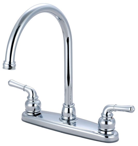 K5340 - OLYMPIA KITCHEN SINK FAUCET GOOSENECK 8" CENTER