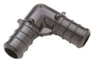 34CRIMPL90 - 3/4" CRIMP PEX PLASTIC 90 DEGREE ELBOW