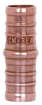645X32 - 3/4" X 1/2" CRIMP PEX REDUCING COUPLING - SO