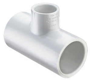 8X8X4PVCT SXSXS - 8" X 8" X 4" PVC SCH40 TEE SLIPXSLIPXSLIP - SO