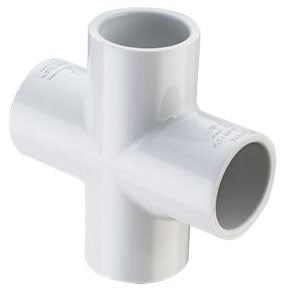 112PVC CROSS - 1-1/2" PVC SCH40 CROSS SLIPXSLIPXSLIPXSLIP - SO