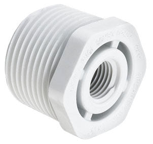 12X14PVCBUSH TXT - 1/2" X 1/4" PVC SCH40 BUSHING MIPXFIP