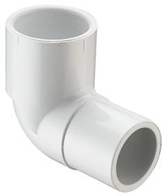 1PVCL90S - 1" PVC SCH40 90 DEGREE ELBOW SLIPXSPIGOT