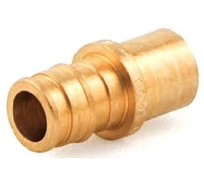 112WBXC - 1-1/2" WIRSBO X COPPER PIPE BRASS ADAPTER