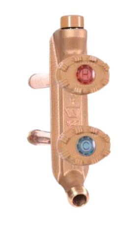 V22CP10 - WOODFORD VERTICAL HOT AND COLD EXTERIOR WALL HYDRANT - SO