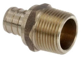 646XG2 - 1/2" CRIMP PEX BRASS MALE ADAPTER
