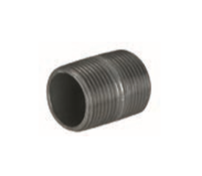 112NC - 1-1/2" X CLOSE SCH40 BLACK PIPE NIPPLE