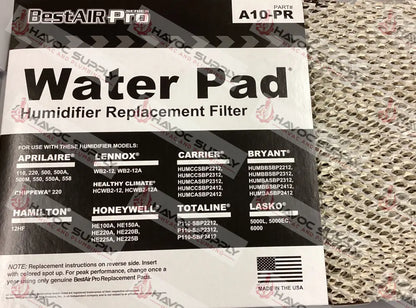 A10 - HUMIFIER WATER PAD - HAVOC SUPPLY, LLC