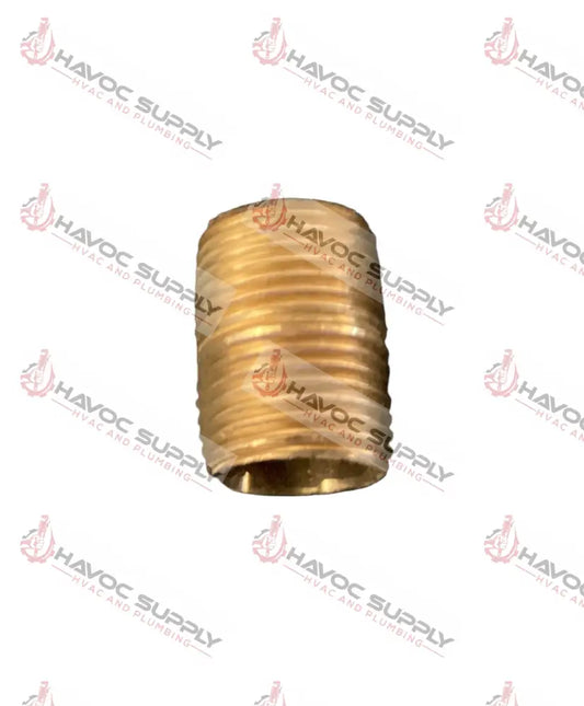 B12NC - 1/2" X CLOSE BRASS PIPE NIPPLE - HAVOC SUPPLY, LLC