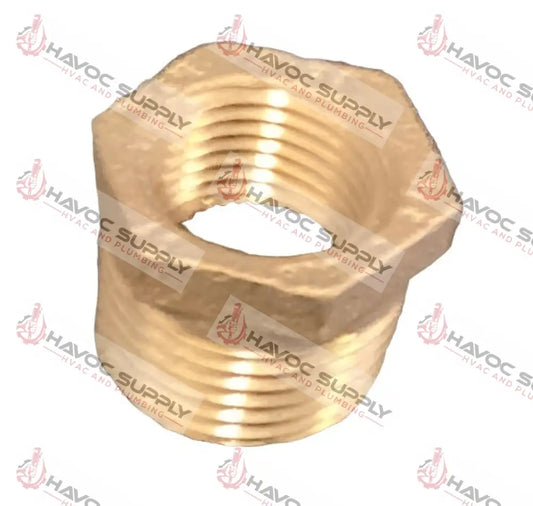 B12X38BUSH - 1/2" X 3/8" BRASS PIPE BUSHING - HAVOC SUPPLY, LLC