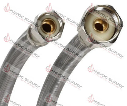 B1F16 - BRASSCRAFT 3/8" FEMALE COMPRESSION X 1/2" FIP X 16" LENGTH - HAVOC SUPPLY, LLC