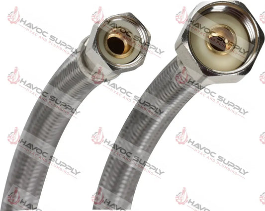 B1F30 - BRASSCRAFT 3/8" FEMALE COMPRESSION X 1/2" FIP X 30" LENGTH - HAVOC SUPPLY, LLC